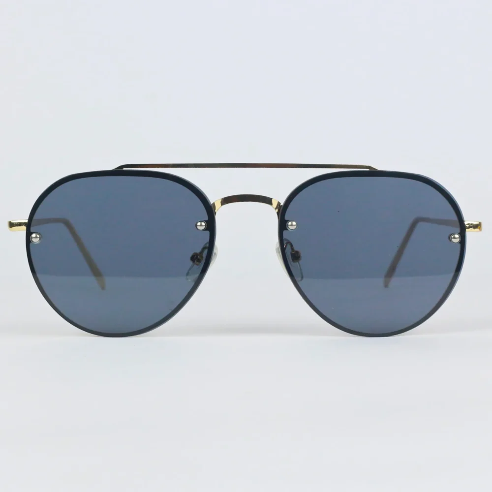 Zibas Skyline Black Aviator Sunglasses Modern