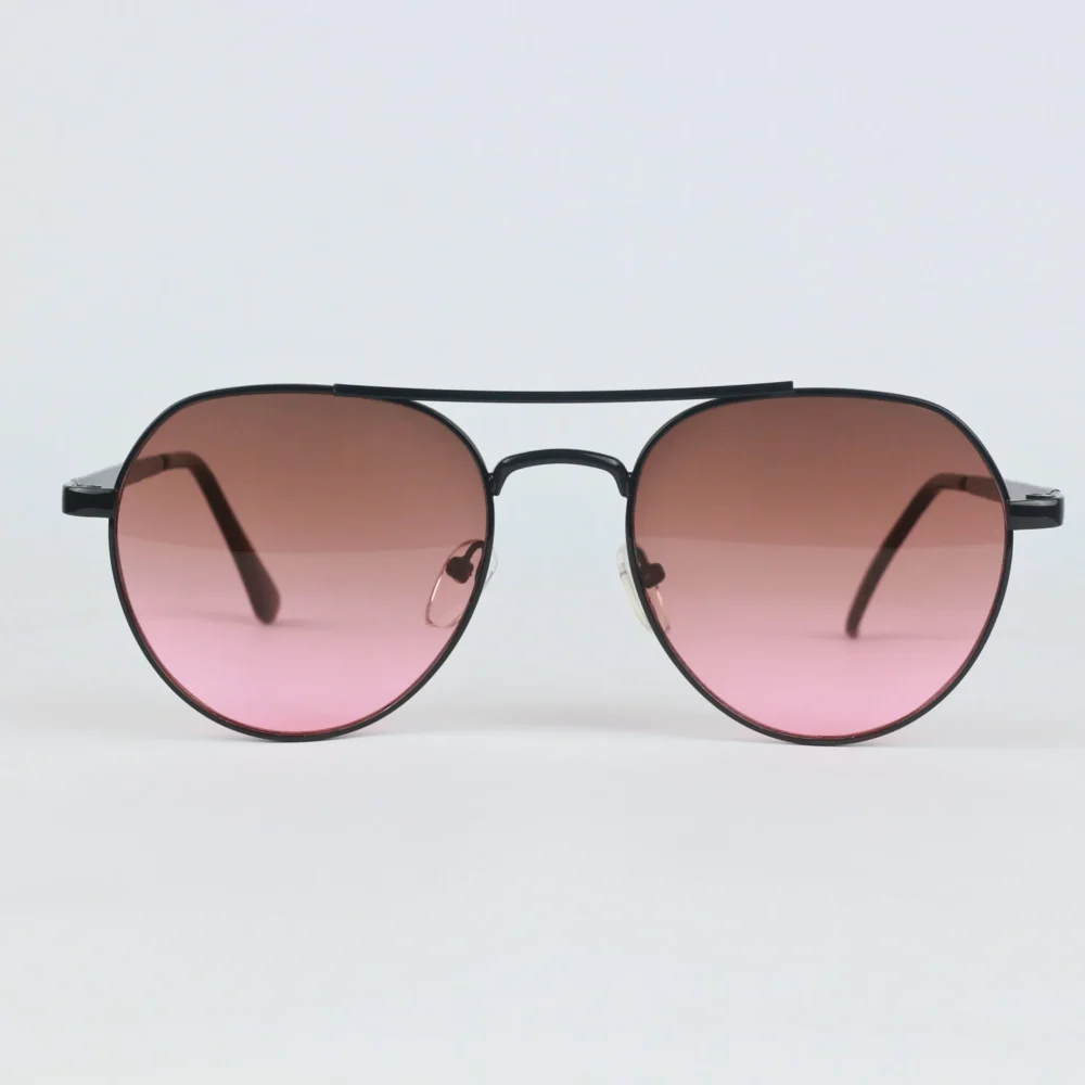 Zibas Skyline Red Gradient Aviator Sunglasses
