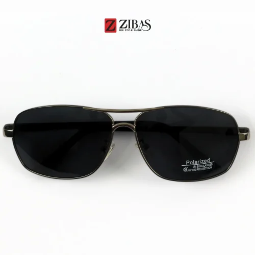 Zibas Audi Polarized Rectangular Sunglasses