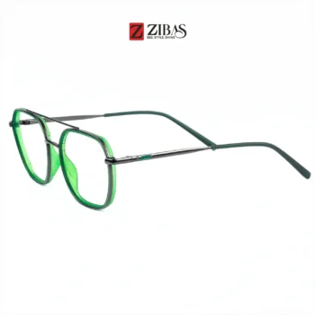 Zibas Green Majesty Aviator Eyeglasses