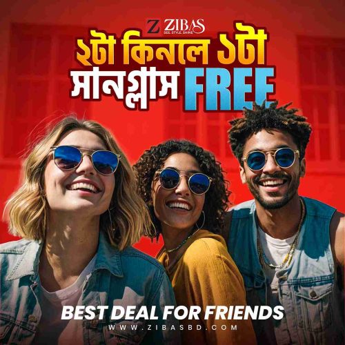 Buy Any 2 Sunglasses & Get 1 FREE + Free Delivery