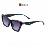 Zibas Feline Sapphire Black Cat-eye Sunglasses