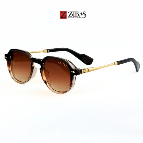 Zibas Forge Chocolate Shado Rectangle Sunglasses