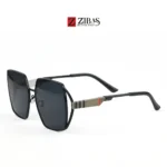 Unisex Black Square Sunglasses - Oversized UV400 Protection | Zibas Prime