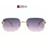 zibas urban maybach rimless rectangular sunglasses 2026 new (2)