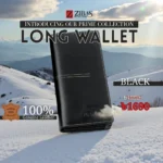 Unisex Pure Leather Long Wallet with Two Mobile Compartment – Durable Premium Finish | Zibas Prime